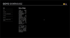 Desktop Screenshot of goyodominguez.com