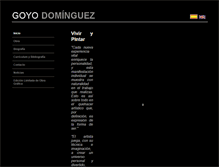 Tablet Screenshot of goyodominguez.com